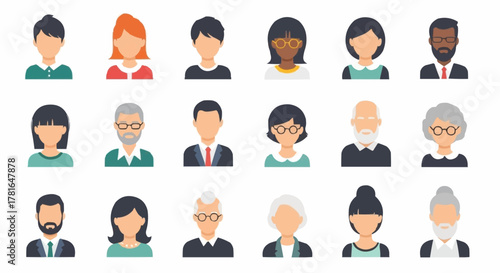 Diverse collection of headshot portraits representing various individuals and demographics.