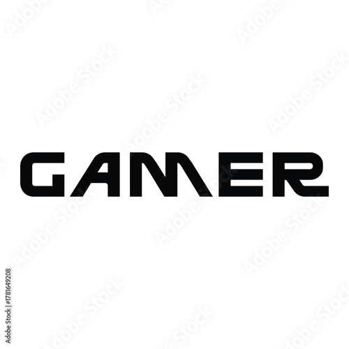 Gamer Typography T-shirt Design