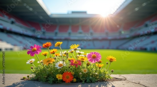 Fototapeta Naklejka Na Ścianę i Meble -  flowers in the city