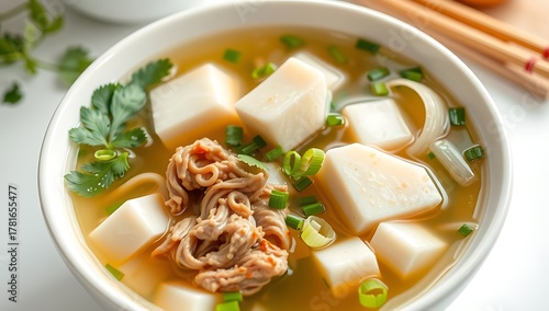Thai Clear Soup with Tofu and Minced Pork – Light Home-Style Comfort Food