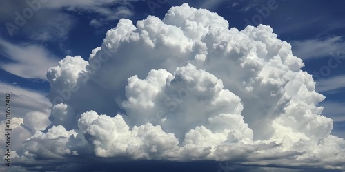 Wallpaper Mural Dense cumulonimbus cloudscape, heavy with potential rain,  towering clouds,  grey clouds Torontodigital.ca