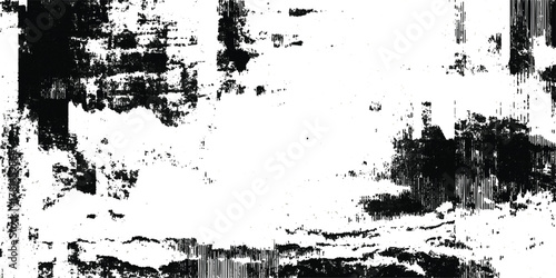 Abstract distorted black white motion glitch overlay effect distress texture for web banner and design.