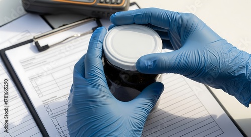 Soil Sampling and Contamination Testing at Industrial Plant for Environmental Compliance and Monitoring