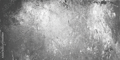 Abstract Black and White Noise Texture with Faded Edges for Overlay Background or Grunge Design Effects.