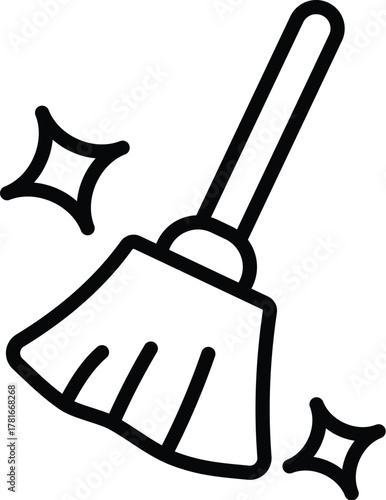 cleanliness in outline style