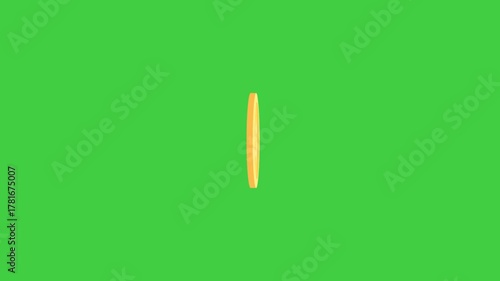 A shiny dollar coin spinning on a reflective surface, symbolizing finance, savings, and economic growth.
