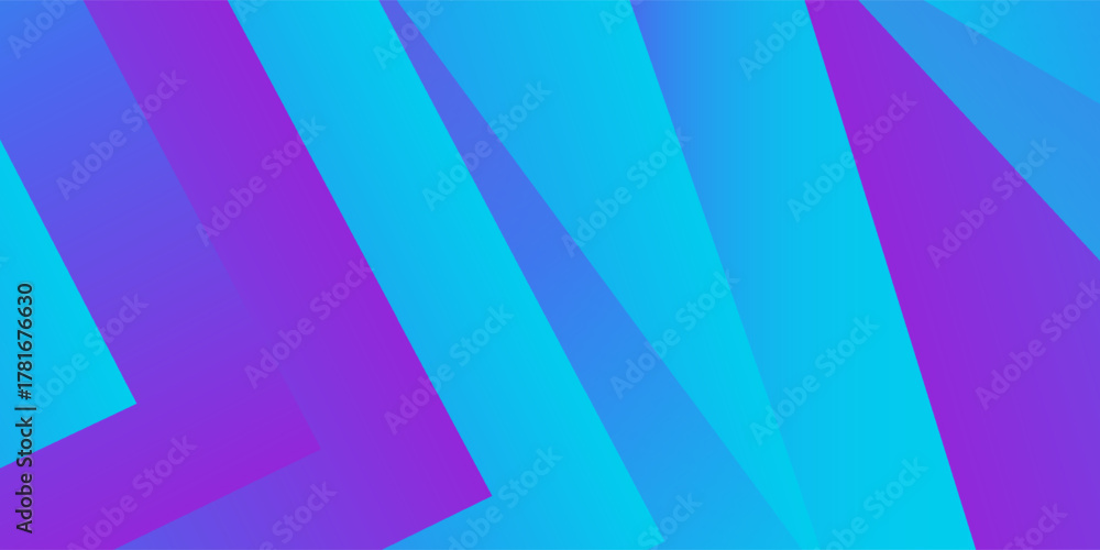 Obraz premium Abstract colorful gradient creative vector. Trendy minimalist blue and purple gradient background