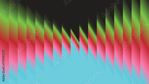 Abstract Gradient Zigzag Pattern – Vibrant Colorful Background for Design