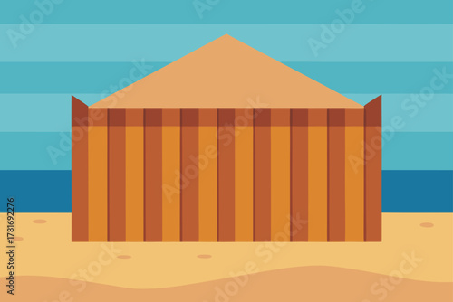 Beach Shack Wood Wall Texture