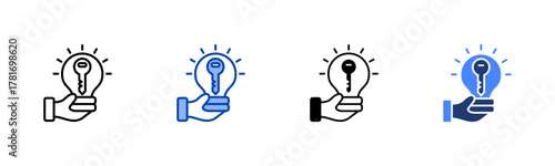 Opportunities icon set multiple style collection