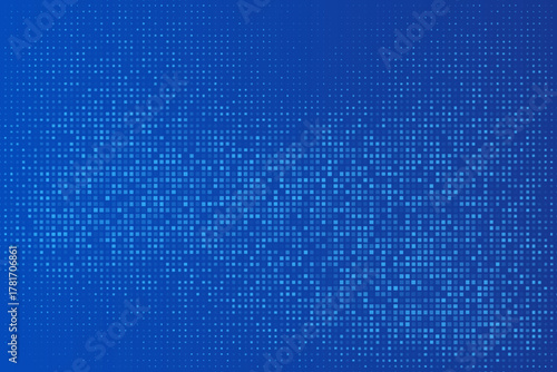 Blue Design Financial Technology Fintech Abstract Background Pixel Pattern. Abstract Business Technology Background Modern Abstract Art