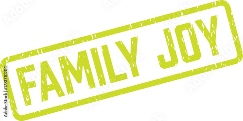 Family Joy Distressed Stamp Graphic for Cherished Family Moments and Togetherness