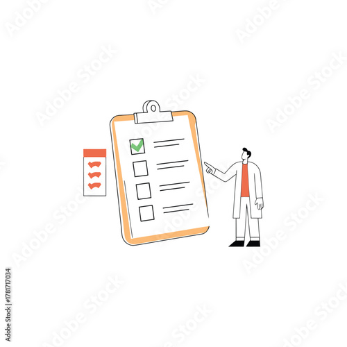 medical checklist with green checkmarks for hospitals, clinics, and healthcare providers needing a visual