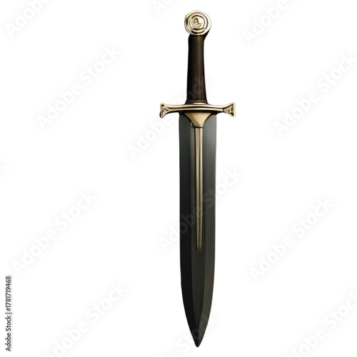 dagger ; isolated on a transparent background