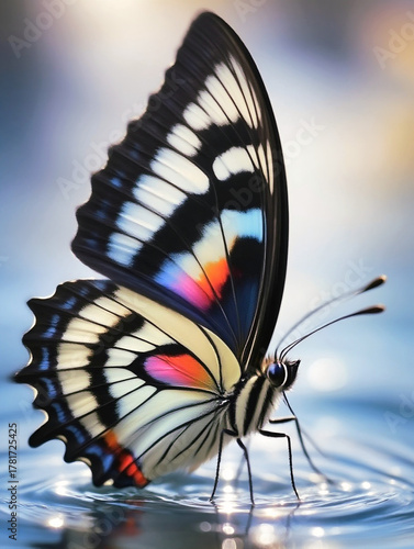 butterfly on the water