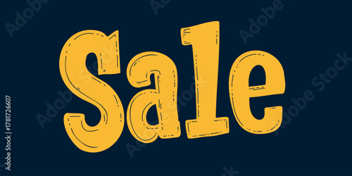 vector illustration sale promotional banner