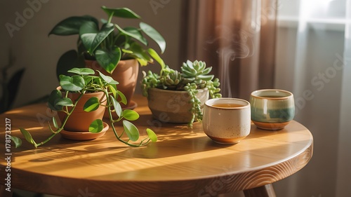 Fototapeta Naklejka Na Ścianę i Meble -  table and chairs in a restaurant