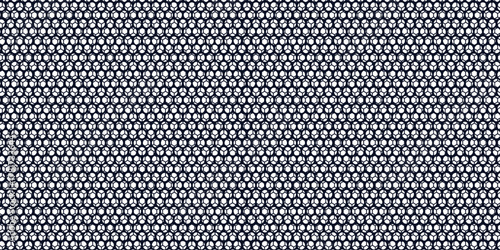 Dark grey abstract wide horizontal banner with hexagon carbon fiber grid and orange luminous lines.