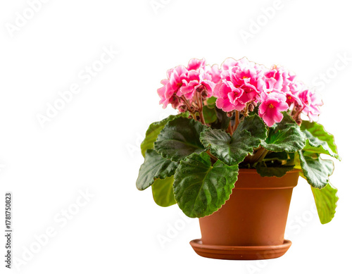 Wallpaper Mural Firefly_Trio of Elegant Lotus Flowers in Various Stages of Bloom - Firefly_Vibrant pink potted plant with blooming flowers Torontodigital.ca