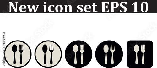 Fork, Spoon, and Knife isolated on white background. Restaurant icon. food icon. Eat. Cutlery icon.dining, cutlery, fork, isolated, set, utensil, eatery, eating, knife, spoon, tableware, 