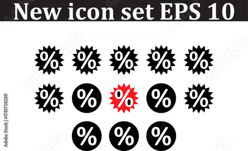 Discount icon vector isolated on white background. Discount tag icon.graphic, price, promotion, tags, badge, label, sale, sticker, symbol, announcement, bargain, burst, deal, marketing, star, 