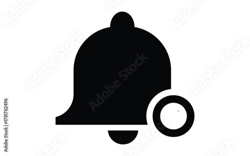 Notification Bell Icon: Timely Reminder Symbol for Messages and Alerts.