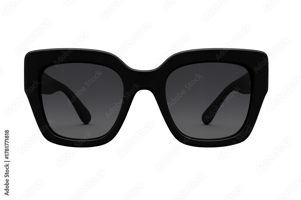 Fototapeta premium Black fashion sunglasses for eye protection and style