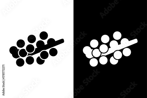 Fototapet Black Pepper Silhouette Design