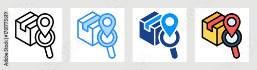 Order Tracking Icon Collection Set Multiple Style