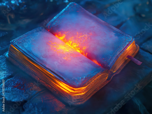 A Glowing Light Over an Open Journal, Symbolizing a Parent’s Nurturing Care