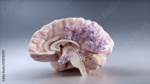 Tau protein plays significant role in pathology of neurodegenerative diseases, illustrating complex concept of brain health