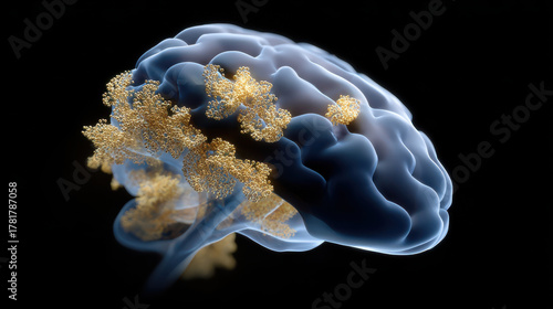 Tau protein plays significant role in pathology of neurodegenerative diseases, illustrating complex concept of brain health
