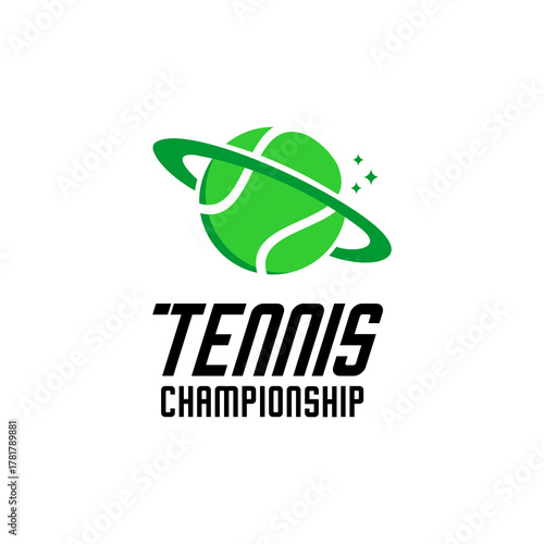 Planet tennis, ball and ring satellite 