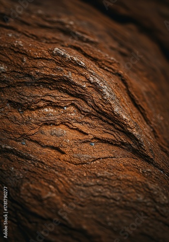 Wallpaper Mural Intricate natural patterns adorn a rough, earthy surface, revealing the subtle beauty found in terrestrial textures and foundational elements ,robust ,detail ,solid Torontodigital.ca