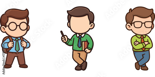 male office worker doubting confused and pointing gesture