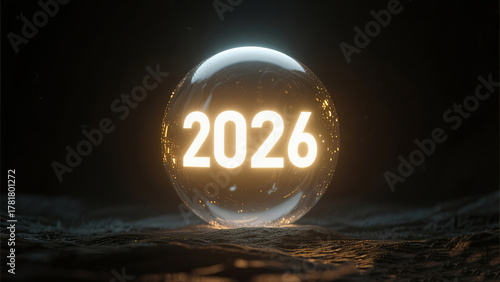 Looking ahead to a bright 2026 with a glowing future in this captivating crystal ball