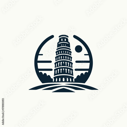 Pisa Tower Logo