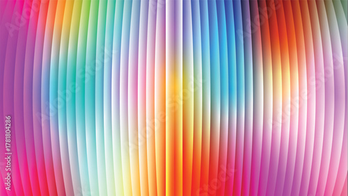 abstract background with rainbow lines