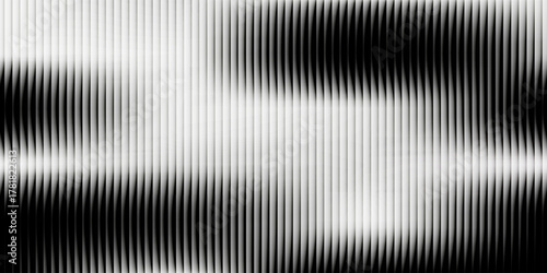 Vector ribbed glass texture background. Light grey white ribbed glass. Mesh gradient. acrylic ribbed bath surface. Ribbed glass background semitransparent overlay. Bath wall window