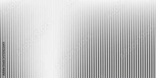 Vector ribbed glass texture background. Light grey white ribbed glass. Mesh gradient. acrylic ribbed bath surface. Ribbed glass background semitransparent overlay. Bath wall window