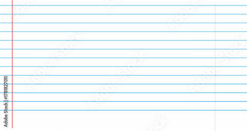 Notebook paper background. Grid note document. Vector illustration eps10.