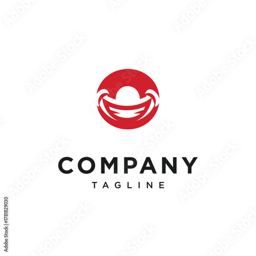 Letter O Smile Dental Logo Icon Vector