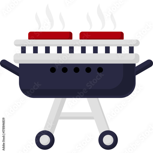 BBQ Party Illustration