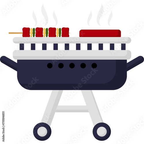 BBQ Party Illustration