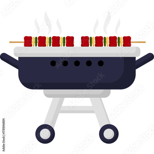 BBQ Party Illustration