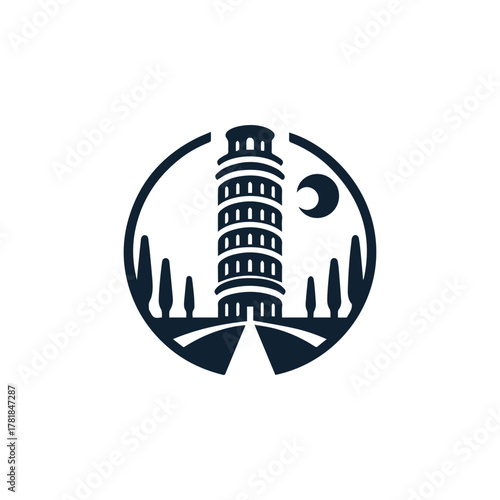 Pisa Tower Logo
