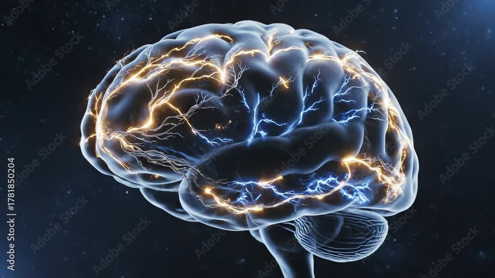 An adult brain activates across multiple regions simultaneously ...