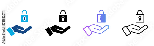 Purchase Icon Multiple Style Vector Illustration
