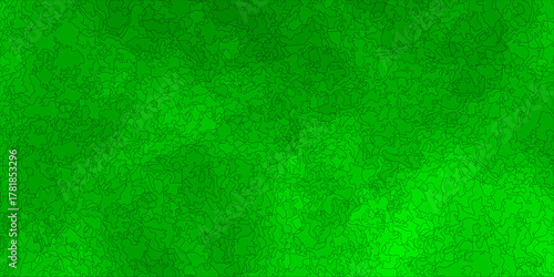 Abstract green paint texture on a rough canvas surface for an aged grunge background design