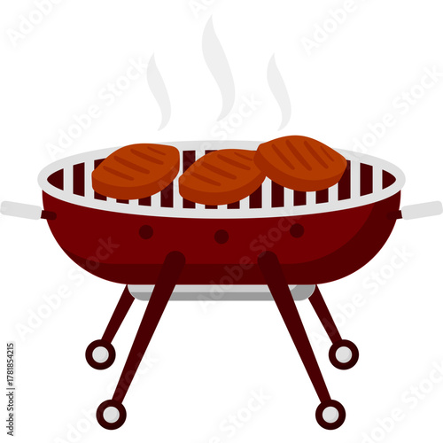 BBQ Party Illustration